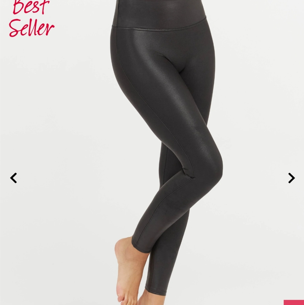 Spanx Faux leather leggings S NWT - Picture 3 of 3